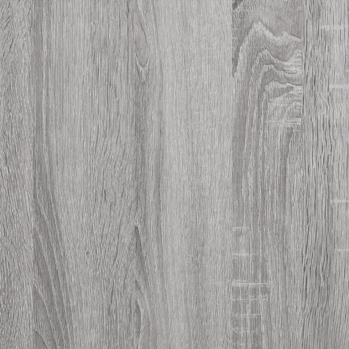 Wandschappen 8 st 40x10x1,5 cm bewerkt hout grijs sonoma eiken