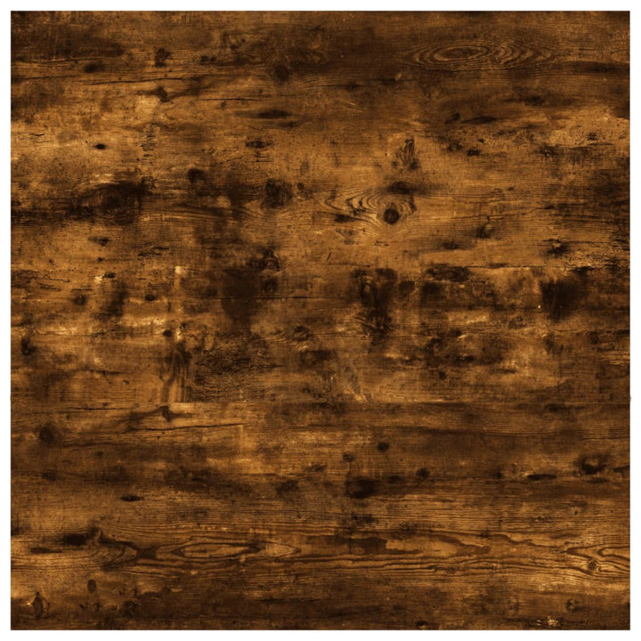 Wandschappen 4 st 40x40x1,5 cm bewerkt hout gerookt eikenkleur