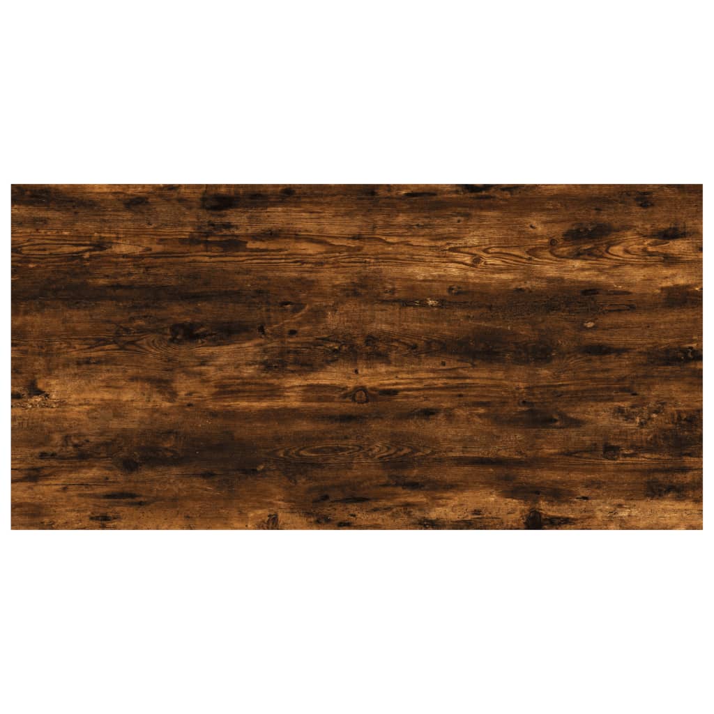 Wandschappen 4 st 60x30x1,5 cm bewerkt hout gerookt eikenkleur