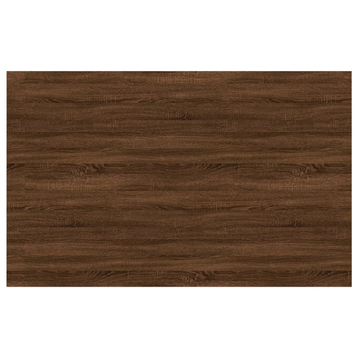 Wandschappen 4 st 80x50x1,5 cm bewerkt hout bruin eikenkleur