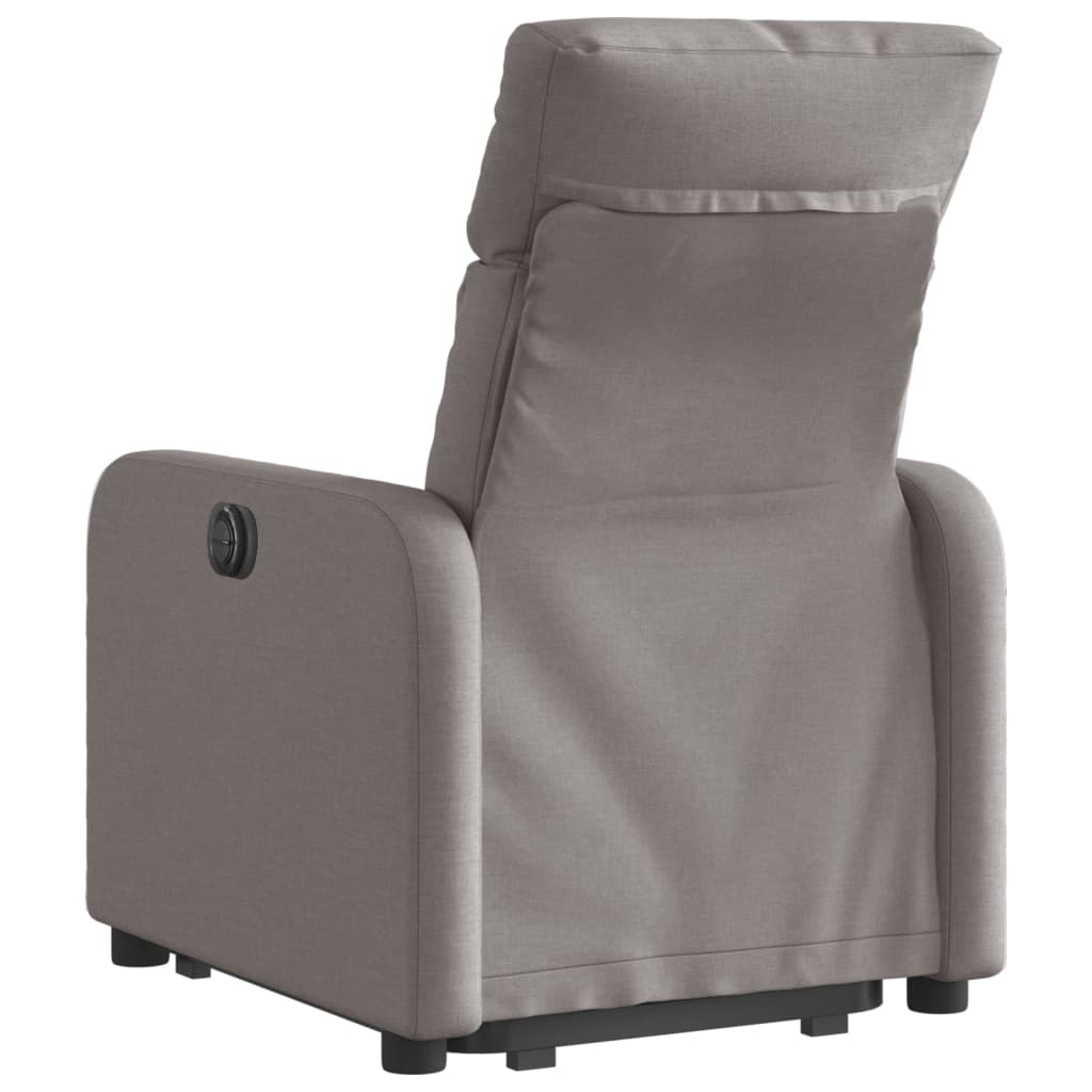 Sta-op-stoel verstelbaar stof taupe