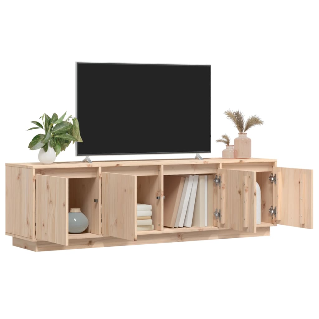 Tv-meubel 156x37x45 cm massief grenenhout