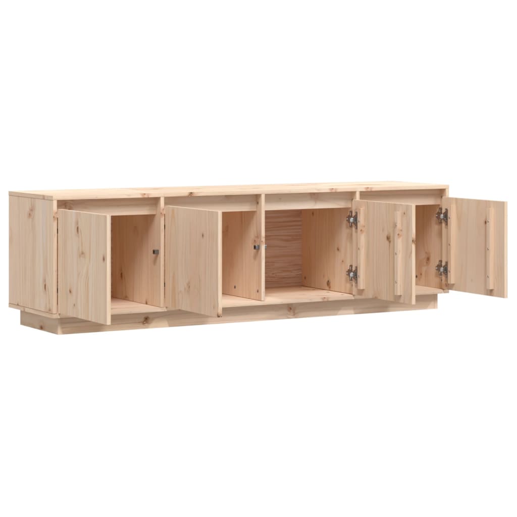 Tv-meubel 156x37x45 cm massief grenenhout