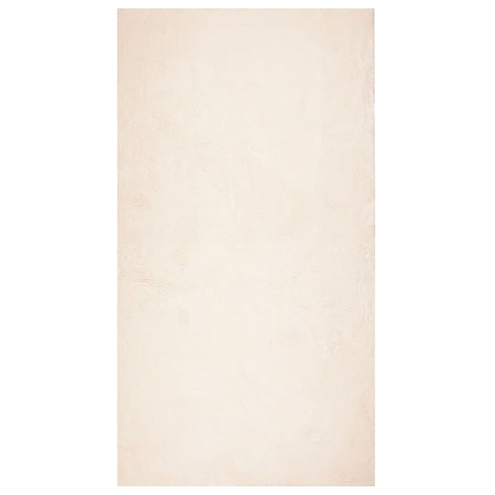 Vloerkleed HUARTE laagpolig zacht wasbaar 80x150 cm beige