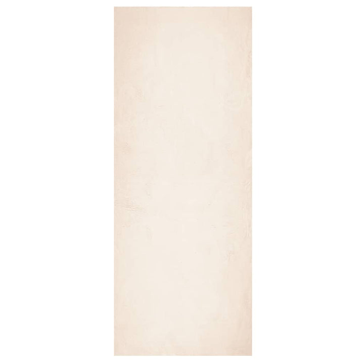 Vloerkleed HUARTE laagpolig zacht wasbaar 80x200 cm beige