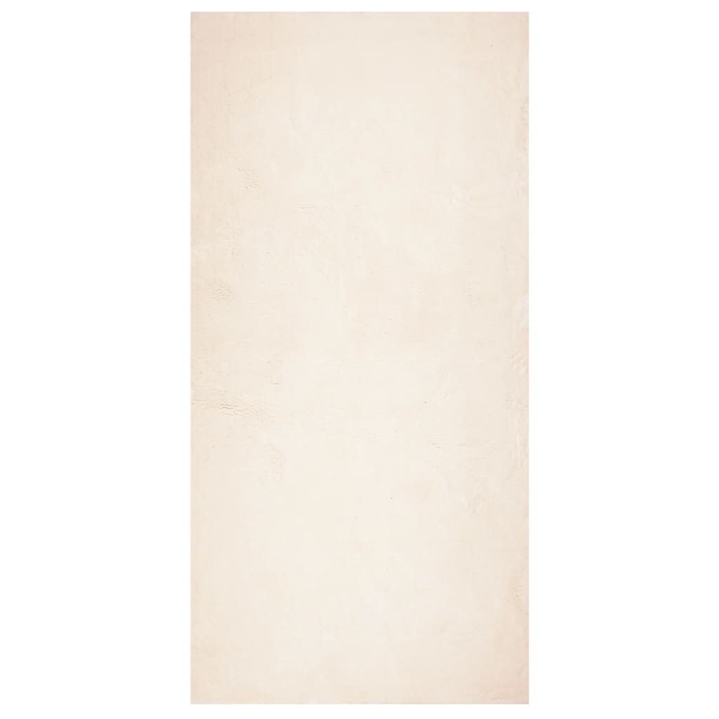Vloerkleed HUARTE laagpolig zacht wasbaar 100x200 cm beige