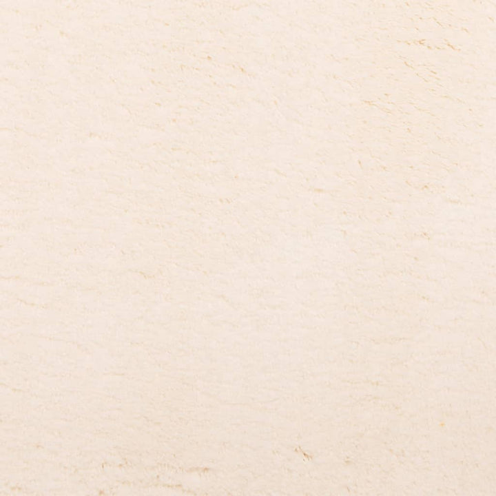 Vloerkleed HUARTE laagpolig zacht wasbaar 120x170 cm beige