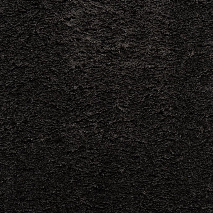 Vloerkleed HUARTE laagpolig zacht wasbaar 80x200 cm zwart