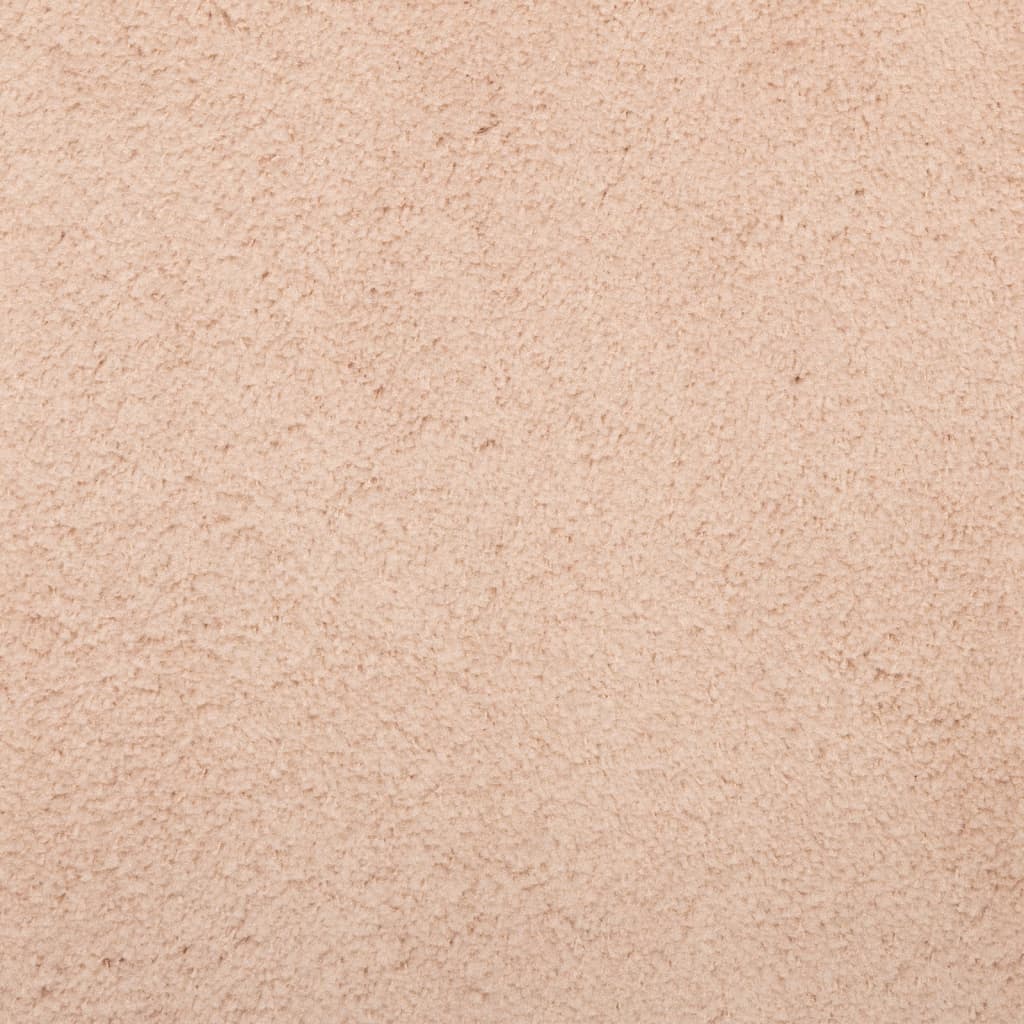 Vloerkleed HUARTE laagpolig zacht wasbaar 120x120 cm roze