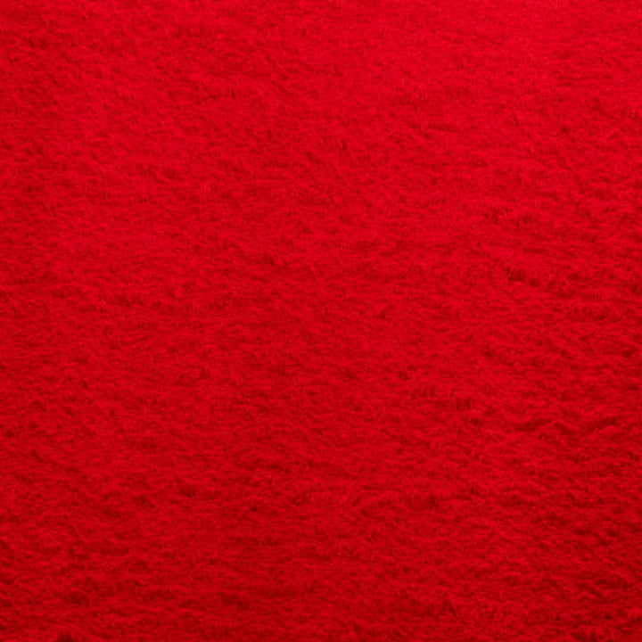 Vloerkleed HUARTE laagpolig zacht wasbaar 200x280 cm rood
