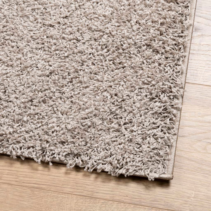 Vloerkleed PAMPLONA shaggy hoogpolig modern 100x200 cm beige