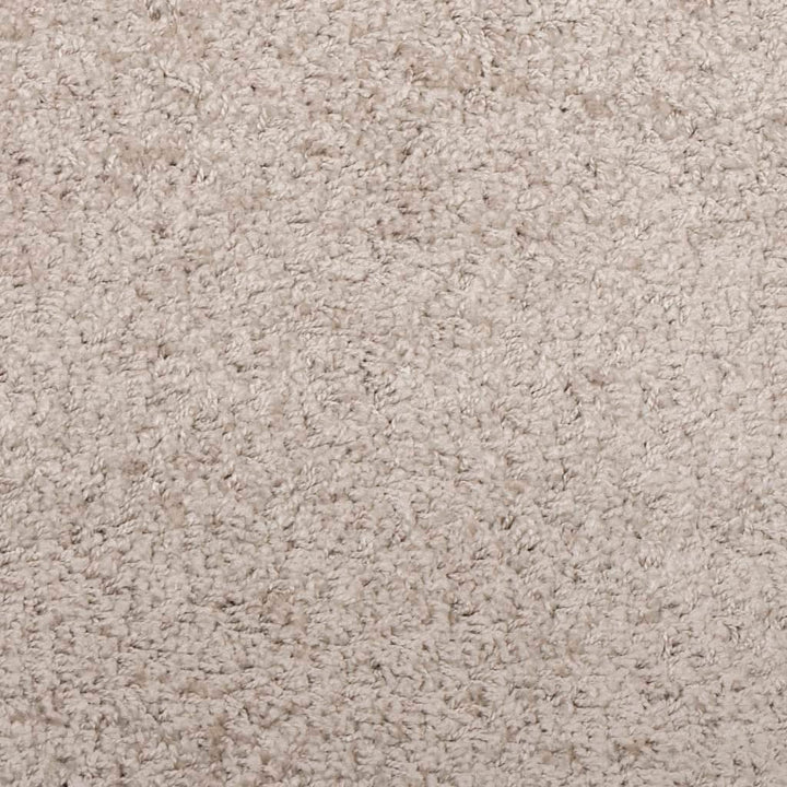 Vloerkleed PAMPLONA shaggy hoogpolig modern 100x200 cm beige