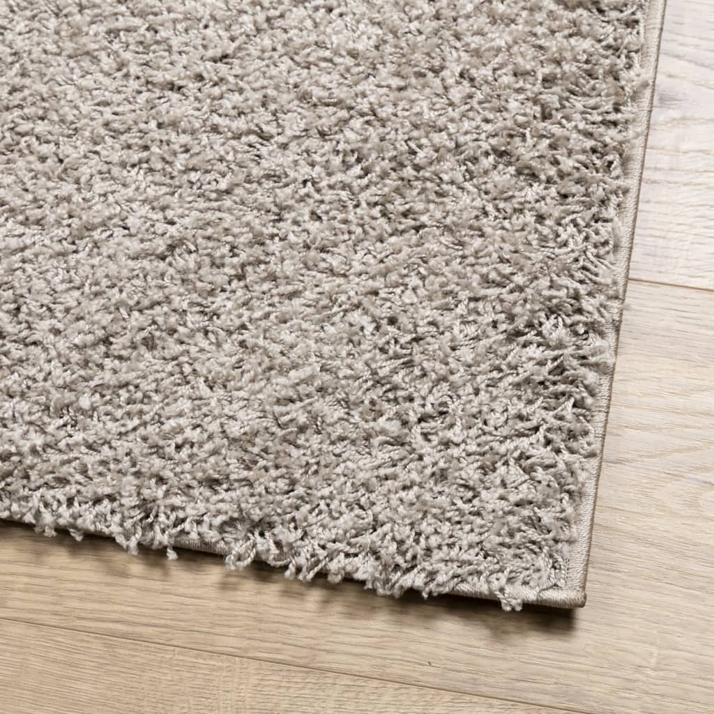 Vloerkleed PAMPLONA shaggy hoogpolig modern 160x230 cm beige