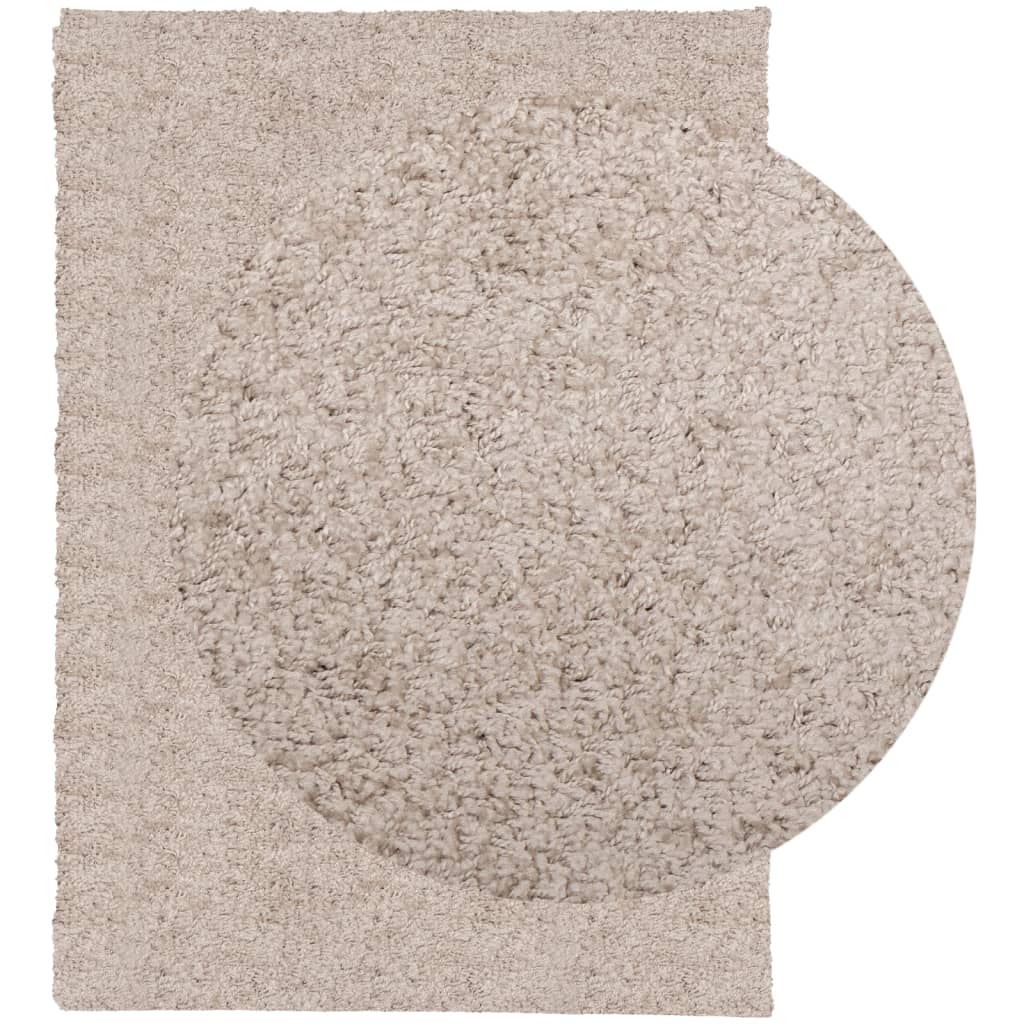 Vloerkleed PAMPLONA shaggy hoogpolig modern 200x280 cm beige