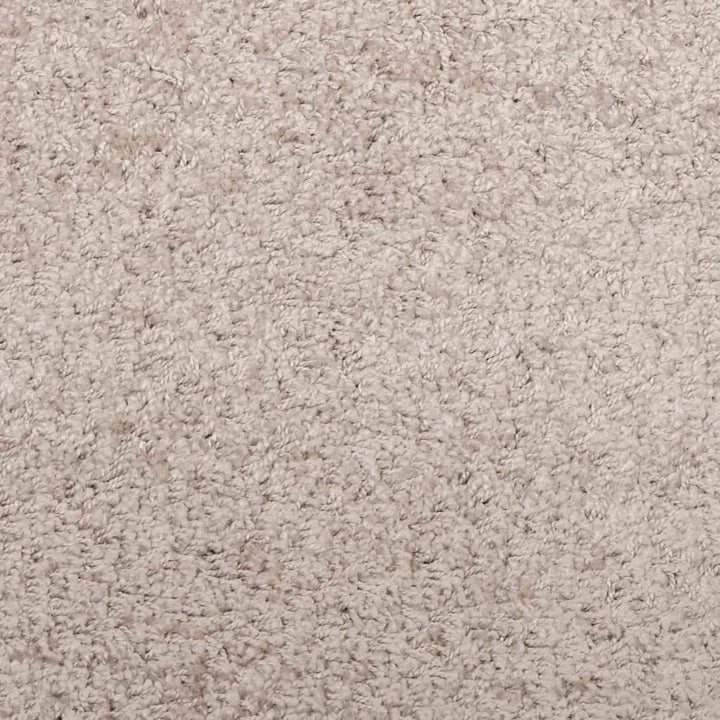Vloerkleed PAMPLONA shaggy hoogpolig modern 240x240 cm beige
