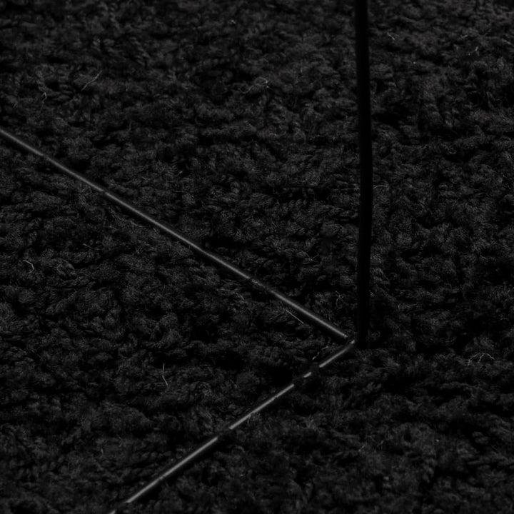 Vloerkleed PAMPLONA shaggy hoogpolig modern 240x340 cm zwart