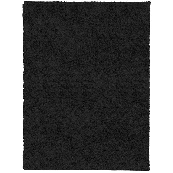 Vloerkleed PAMPLONA shaggy hoogpolig modern 300x400 cm zwart