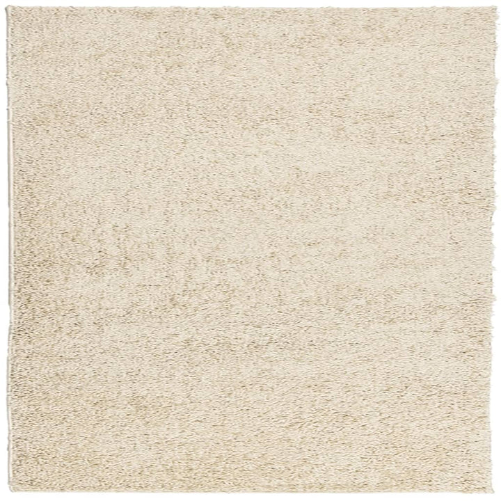 Vloerkleed PAMPLONA shaggy hoogpolig modern 120x120 cm goud