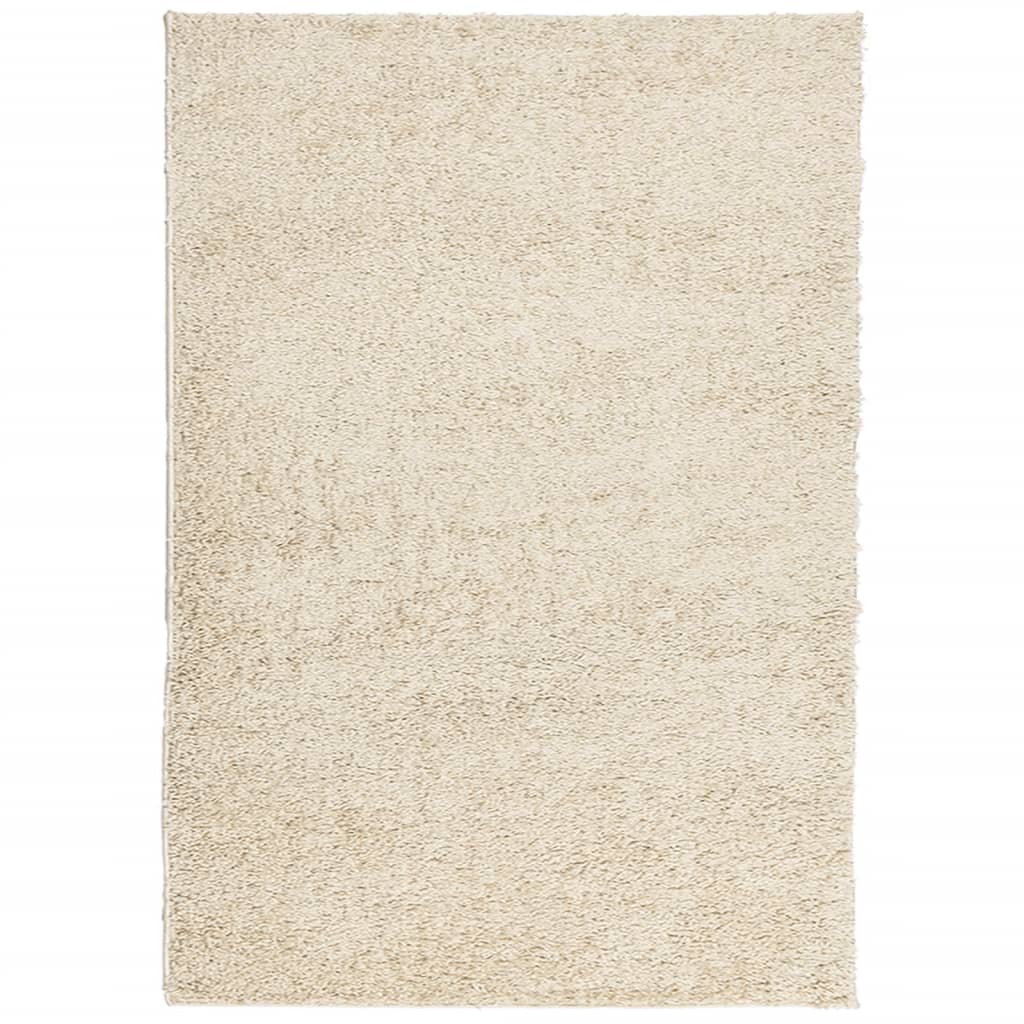 Vloerkleed PAMPLONA shaggy hoogpolig modern 160x230 cm goud