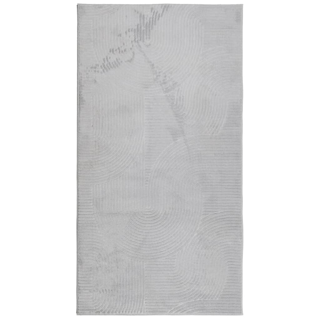 Vloerkleed IZA laagpolig Scandinavisch 80x150 cm grijs