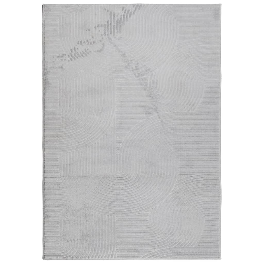 Vloerkleed IZA laagpolig Scandinavisch 160x230 cm grijs