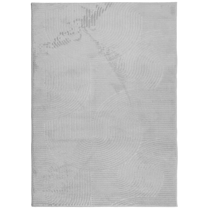 Vloerkleed IZA laagpolig Scandinavisch 240x340 cm grijs