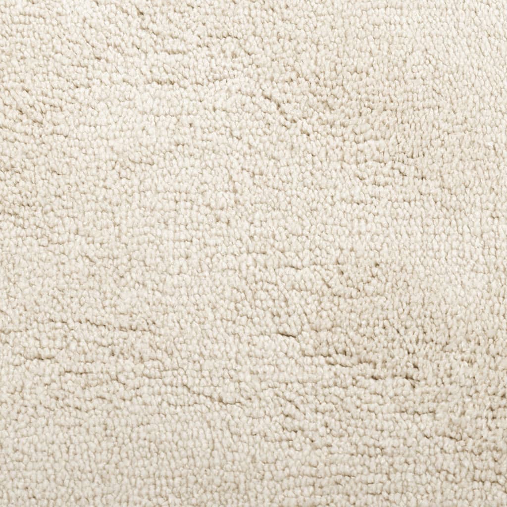 Vloerkleed OVIEDO laagpolig 120x120 cm beige