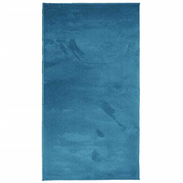 Vloerkleed OVIEDO laagpolig 60x110 cm turquoise