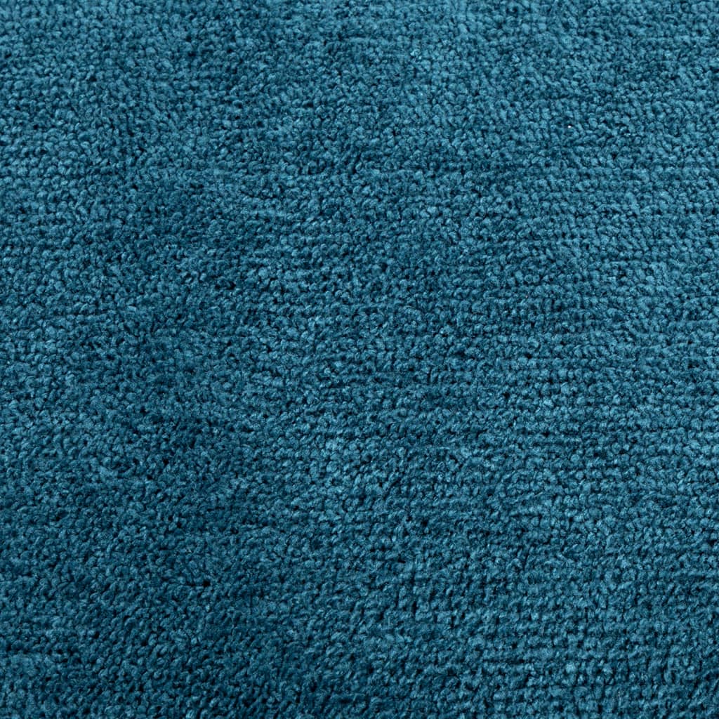 Vloerkleed OVIEDO laagpolig 60x110 cm turquoise