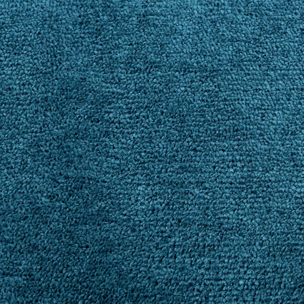 Vloerkleed OVIEDO laagpolig 80x150 cm turquoise