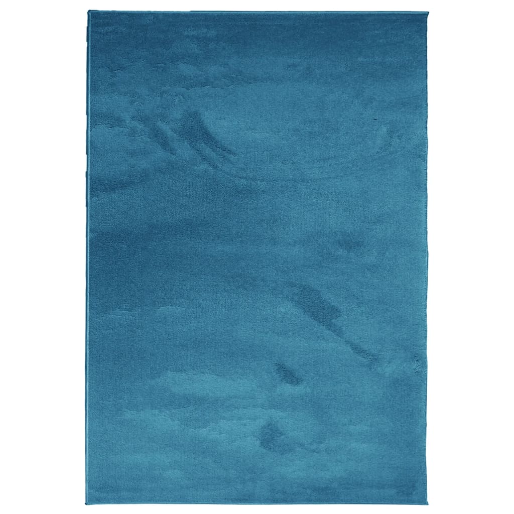 Vloerkleed OVIEDO laagpolig 120x170 cm turquoise
