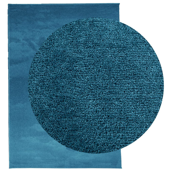 Vloerkleed OVIEDO laagpolig 160x230 cm turquoise