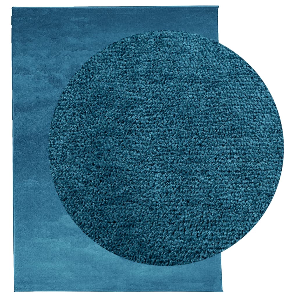Vloerkleed OVIEDO laagpolig 240x340 cm turquoise