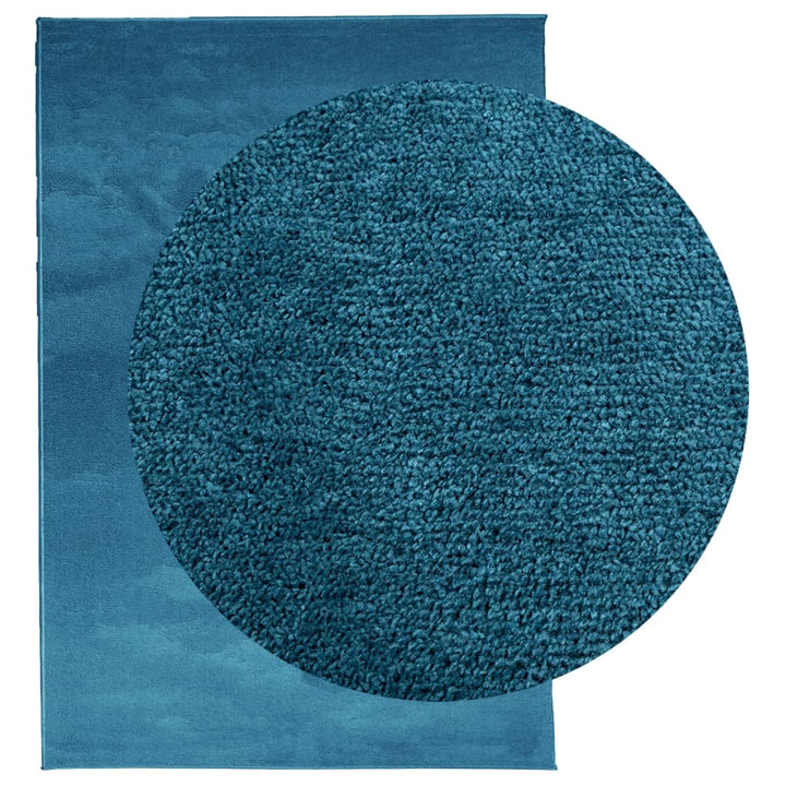 Vloerkleed OVIEDO laagpolig 300x400 cm turquoise