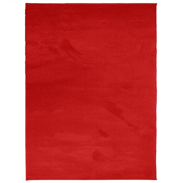 Vloerkleed OVIEDO laagpolig 240x340 cm rood