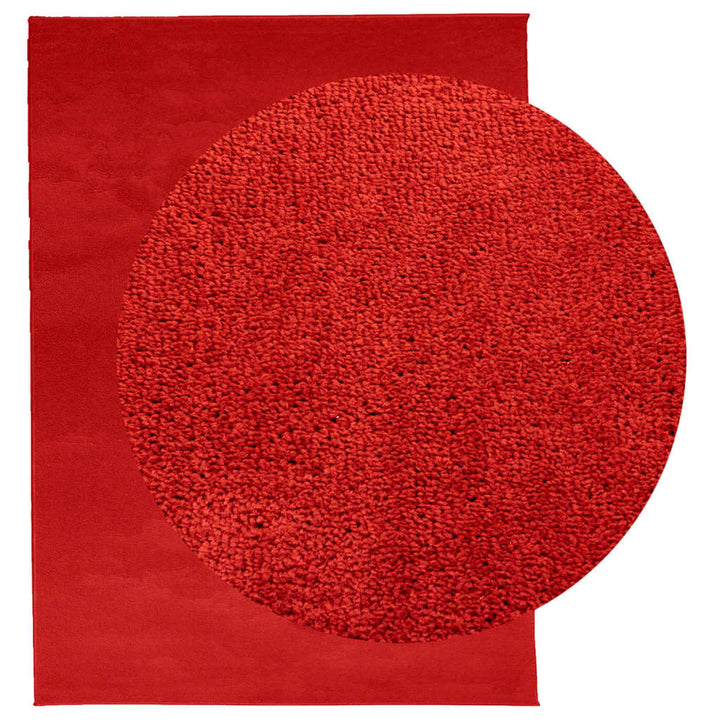 Vloerkleed OVIEDO laagpolig 240x340 cm rood