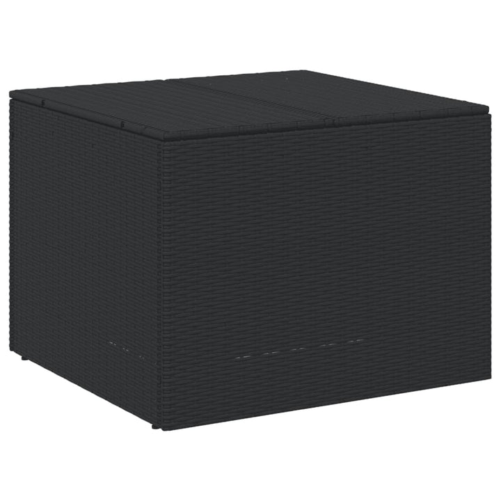 Tuinbox 291 L poly rattan zwart