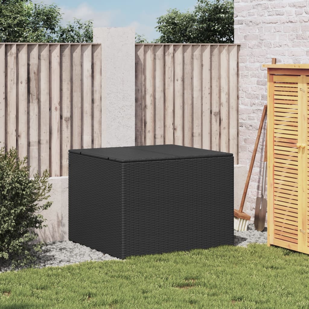 Tuinbox 291 L poly rattan zwart