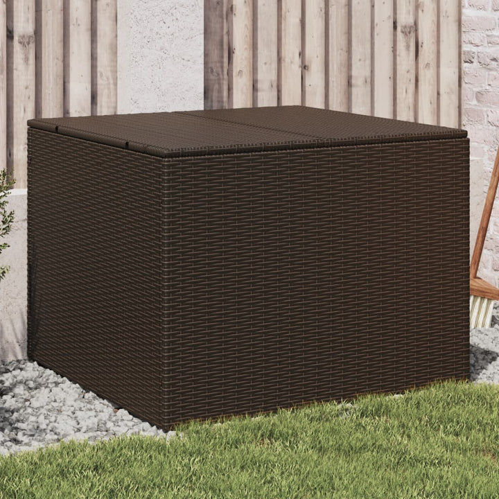 Tuinbox 291 L poly rattan bruin