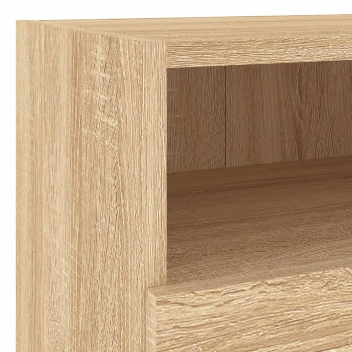 Tv-wandmeubels 2 st 40x30x30 cm bewerkt hout sonoma eikenkleur