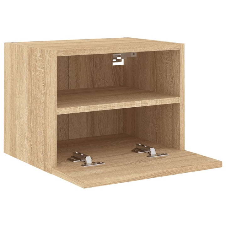 Tv-wandmeubels 2 st 40x30x30 cm bewerkt hout sonoma eikenkleur