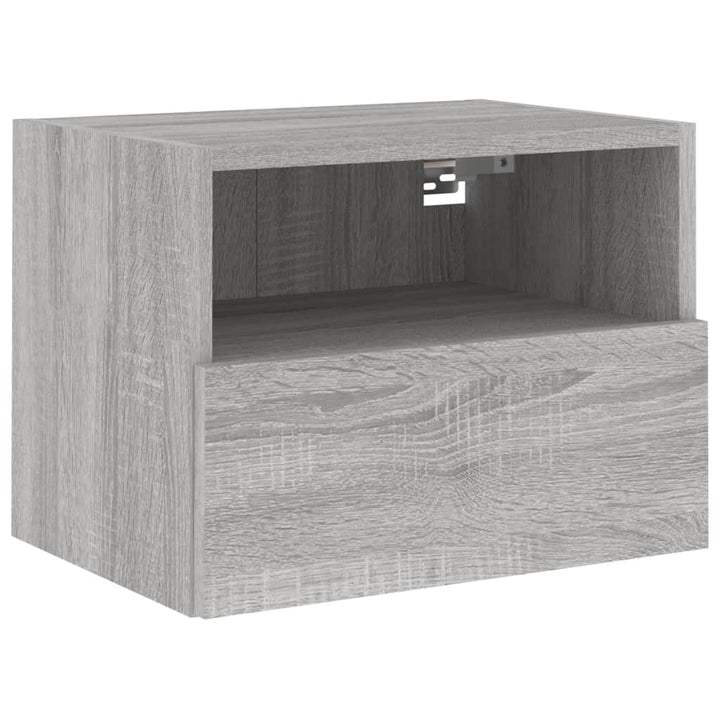 Tv-wandmeubels 2 st 40x30x30 cm bewerkt hout grijs sonoma