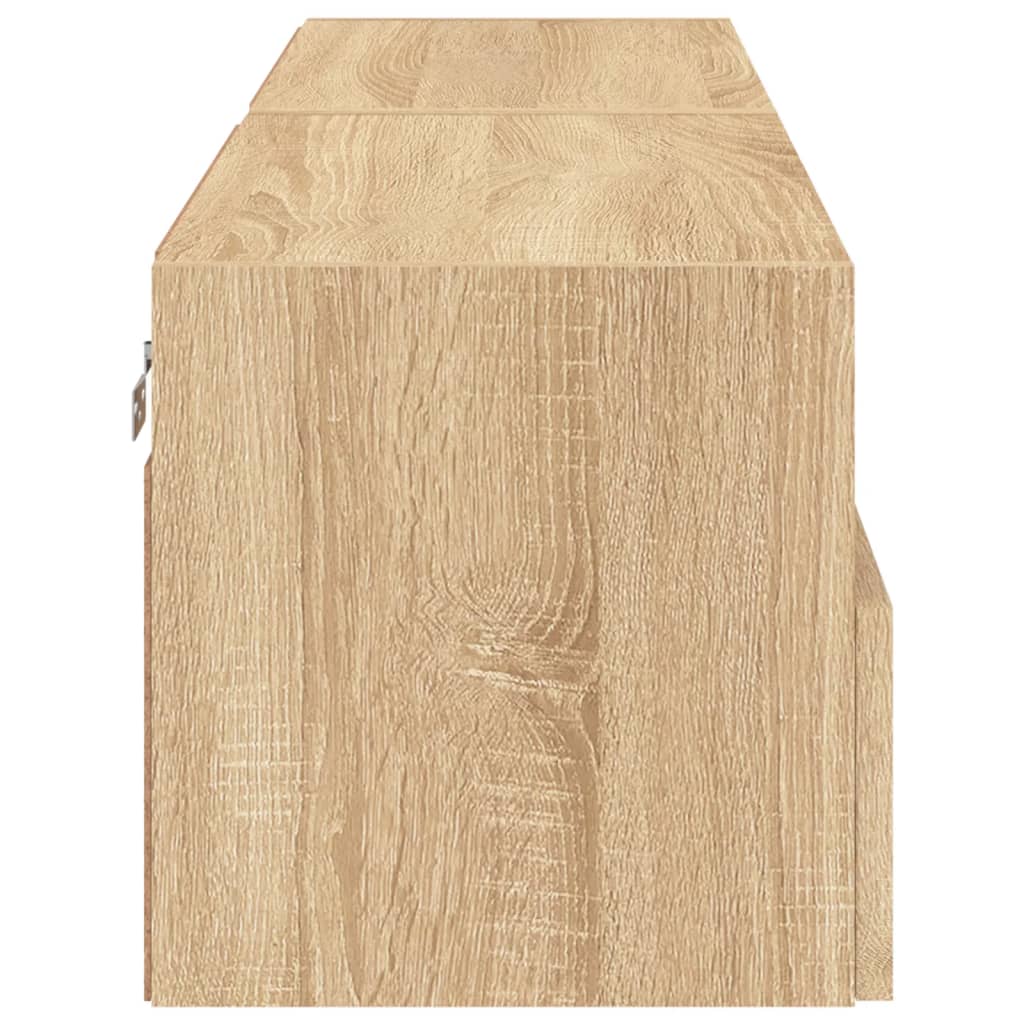 Tv-meubels 2 st 60x30x30 cm bewerkt hout sonoma eikenkleurig