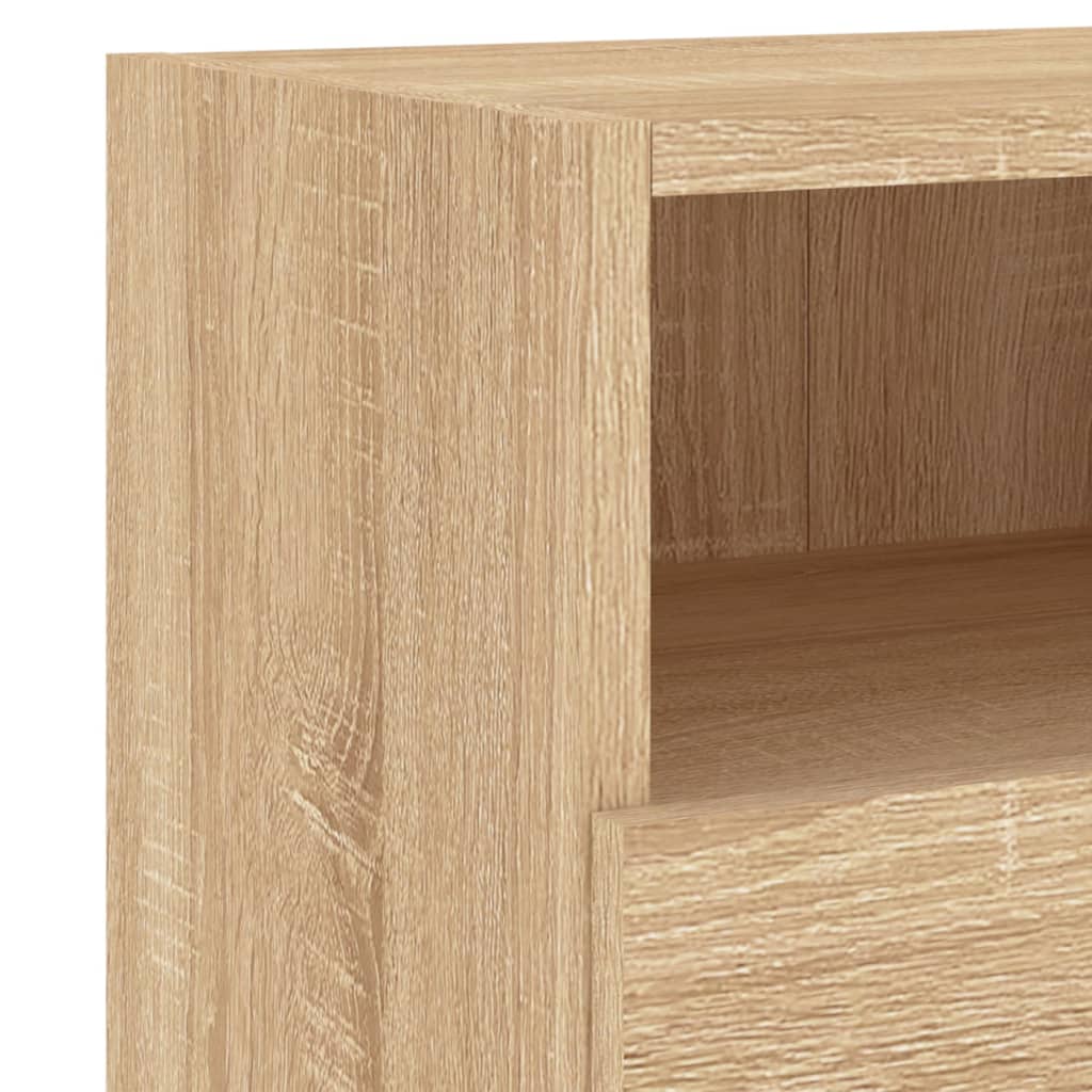 Tv-meubels 2 st 60x30x30 cm bewerkt hout sonoma eikenkleurig