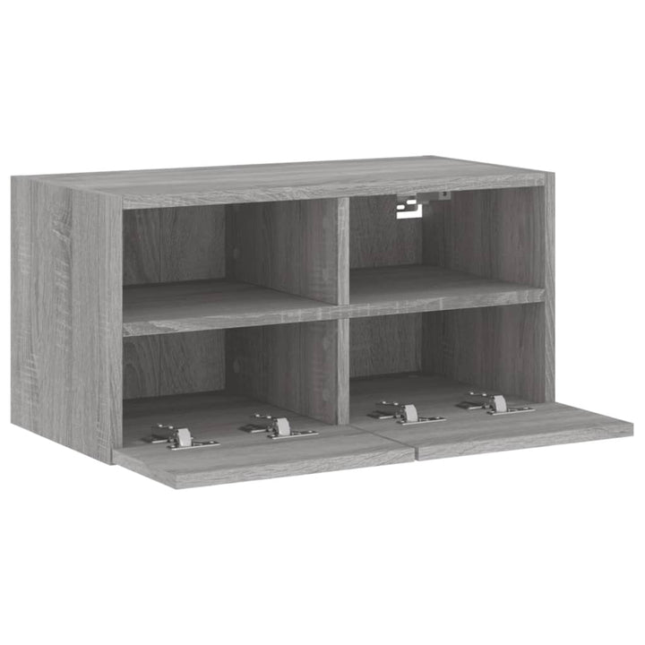 Tv-wandmeubel 60x30x30 cm bewerkt hout grijs sonoma eikenkleur