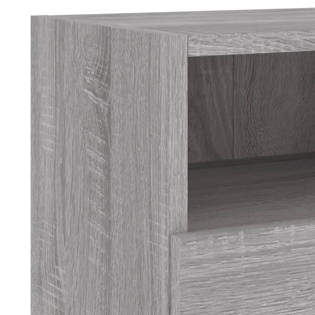 Tv-wandmeubel 60x30x30 cm bewerkt hout grijs sonoma eikenkleur