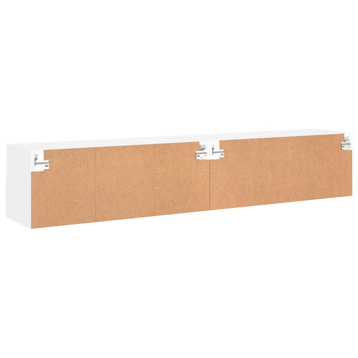 Tv-wandmeubels 2 st 80x30x30 cm bewerkt hout wit