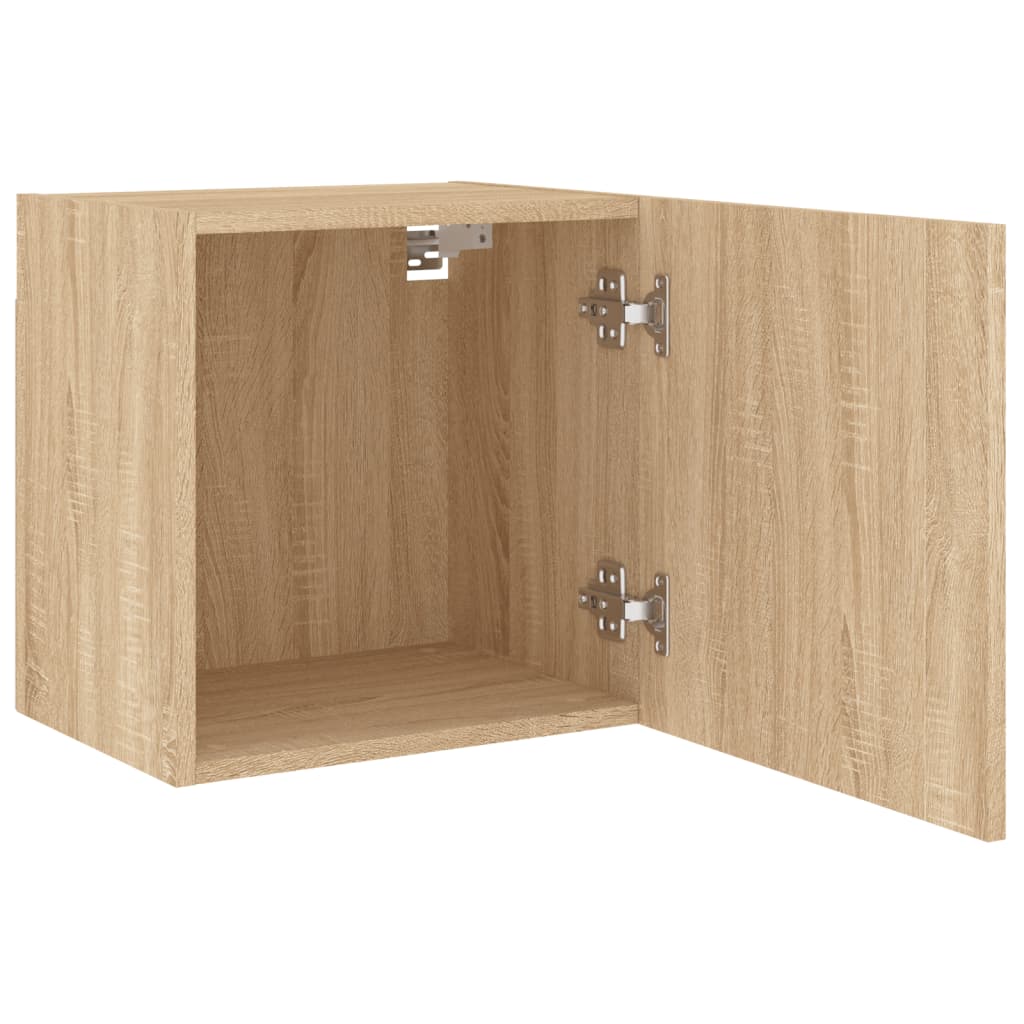 Tv-wandmeubel 40,5x30x40 cm bewerkt hout sonoma eikenkleurig