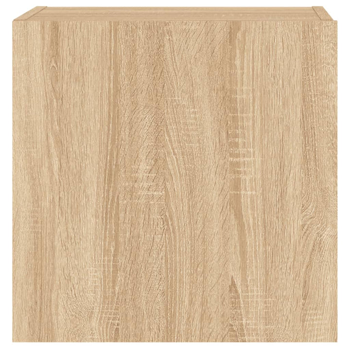 Tv-wandmeubel 40,5x30x40 cm bewerkt hout sonoma eikenkleurig