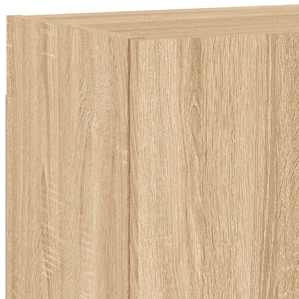 Tv-wandmeubel 40,5x30x40 cm bewerkt hout sonoma eikenkleurig